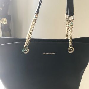 Large Jet Set Michael Kors Black Purse